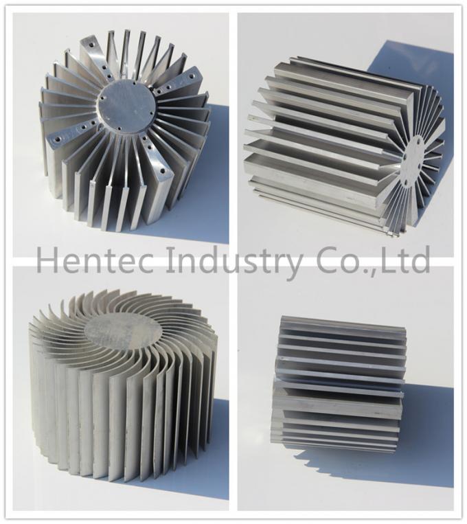 Przyjazne dla środowiska Okrągły radiator aluminiowy wytłaczany Profil