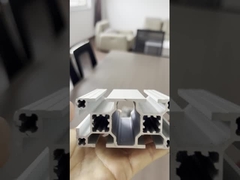 T6 Temper Aluminium Profile System 40X40 Slot Anodyzowane frezowanie gięcie cięcie