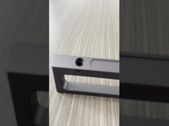 Czarny / przejrzysty anodowany aluminium stopu z profilem przemysłowym 6063 do maszyn