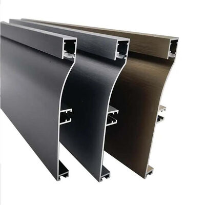 Skirting Line LED Lighting Fitting Aluminum Brushed Anodized Extrusion Profile