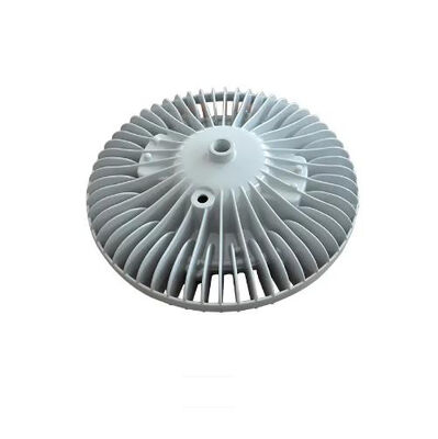 Customized Dimensions Round LED Lighting Housing Aluminum Casting Shell with CNC Machining and Polished Surface