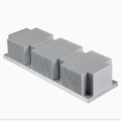 Round Aluminum Skived Fin Heat Sink with No Bonding Gap for High Heat Dissipation