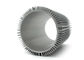 Silvery Anodized Led Aluminum Heatsink Extrusion Profiles Custom Design