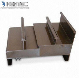 Brązowe Anodyzujące Wytłaczane Kształty Aluminium 6063 - T5 / 6060 - T6
