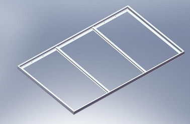 Dach 6063-T5 aluminiowa ramka na kolektorze słonecznym czarny 40 * 40mm