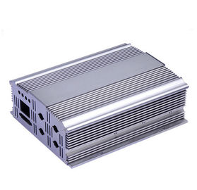 Silvery polerowanie Profile aluminiowe wytłaczane Obudowa aluminiowa
