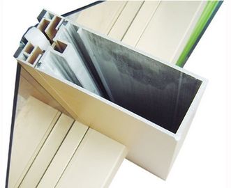 Wiercenie aluminium Profil ścian kurtynowych Anodowane / malowane proszkowo