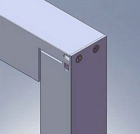 Łącznik śrubowy 6063 Aluminiowy panel fotowoltaiczny, stalowy Profil aluminiowy wytłaczany