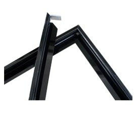 30 × 25 mm Czarna PVDF Aluminiowa Ramka Słoneczna Z Wiertarką / Zginanie