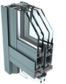 Profil ścienny aluminiowej ścianki kurtynowej 6061 T6 dla budynków przemysłowych