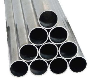 Złote aluminium anodyzowane okrągłe rury / ciemnobrązowe aluminium wykończone rury