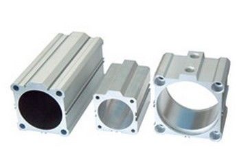 Profil przemysłowy aluminiowych profili aluminiowych serii 6000 / aluminiowe wytłaczane cylindry z obróbką CNC