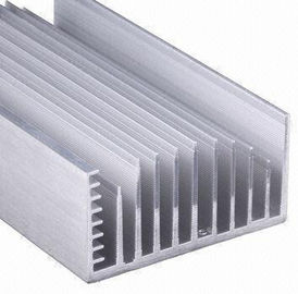 Wyczyść Anodowane 6063-T5 aluminiowe profile LED wytłaczania radiatora z napinaniem, tłoczeniem