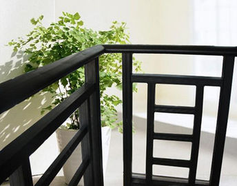 Aluminiowe schody schodowe dla schodów, powlekanie proszkowe / anodyzacja aluminiowych balustrad