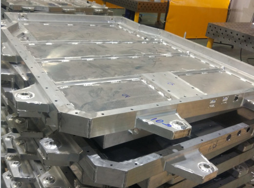 Podwozie pojazdu elektrycznego / aluminiowe odlewy ciśnieniowe / obudowa akumulatora EV