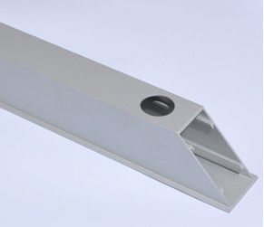 Budowa Srebrna Anodowana Aluminiowa Prostokątna Rurka z Głębokim Obróbką CNC