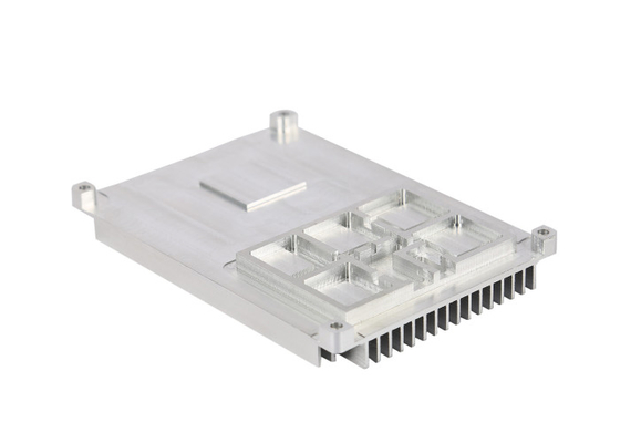 Naturalny anodyzowany aluminium elektroniczne profile cieplne z frezowaniem / wierceniem / wyciąganiem