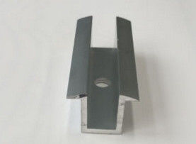 Mill finished Anodized PV MID Clamp For Roof Mounting Systems , Customized Dimensions
