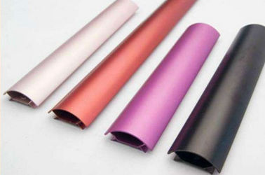 Colored Anodizing  6061 Aluminum Profile Customized Shape With Finished Machining