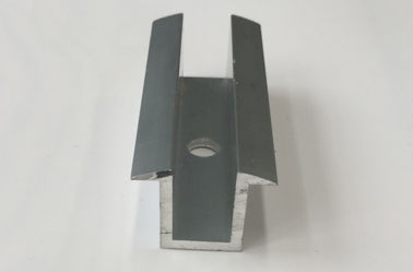 Mill Finished / Anodized 6063-T5 / 6060-T5 Solar Roof Mounting Systems PV Mid Clamp