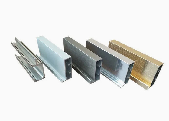 Świetlny anodowanie przemysłowe profilów wytłaczania aluminium dostosowane do potrzeb CNC obróbki