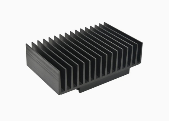 Jasno-czarne anodowane wytryskiwane zlewki cieplne Aluminiowe profile przemysłowe 6063-T5