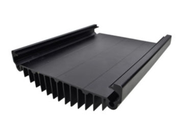 Czarne wytłoczki z anodowanego aluminium dla elektroniki / osłony elektrycznej