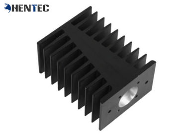 Czarny kolor Anodowane przemysłowe profile aluminiowe Dostosowane aluminiowe radiator