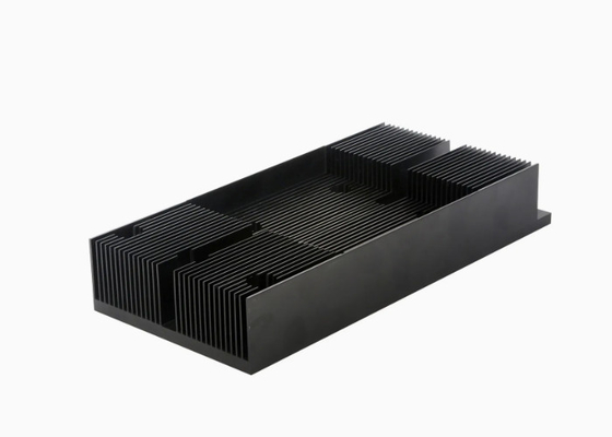 Czarny anodowany 6060 Duże rozmiary Aluminiowe profily wytłaczania ciepła T66