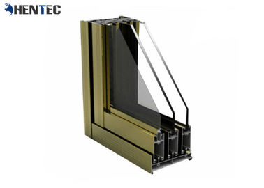 Silding / Casement Profile aluminiowe do wytłaczania Dostosowane metalowe ramy okienne