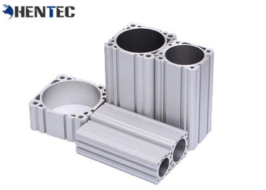 Srebrne anodowane profile aluminiowe przemysłowe Aluminiowa obudowa cylindra