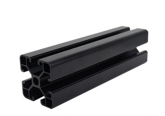 Systemy ramek wytłaczanych z aluminium anodowanego na czarno T z rowkiem T6