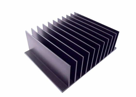 Dostosowany kształt Obróbka CNC 6005 Aluminiowe profile wytłaczania radiatora