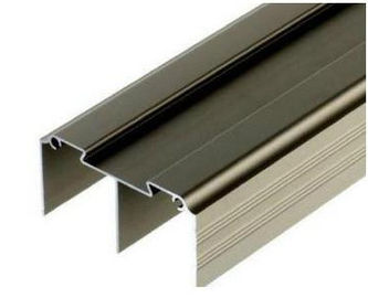 Złoty / Srebrny Profil Anodowany Wytłaczanie Aluminium Ściany Kurtyny