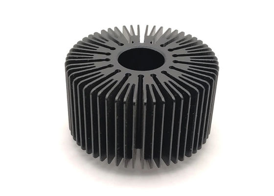 Profile wytłaczane z aluminiowym radiatorem T4 Led Jasne anodowane na czarno