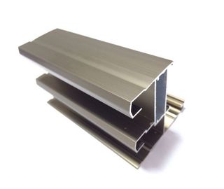 Profile wytłaczane z aluminium anodowanego Champange z 6063-T5 / 6060-T5