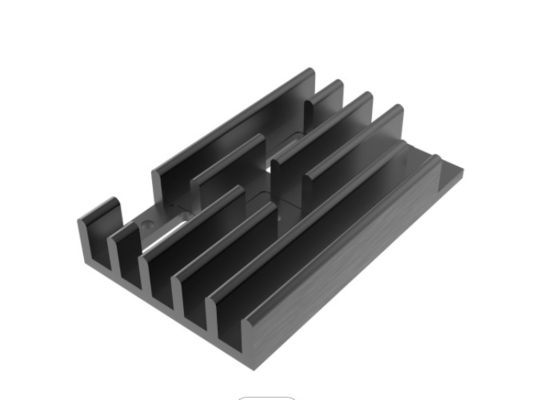 Profil wytłaczany ze stopu aluminium 6060 Aluminiowy anodowany na czarno elektroforetyczny