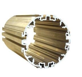 Wytłaczane profile aluminiowe przemysłowe malowane proszkowo, powłoka elektromechaniczna 6063-T5