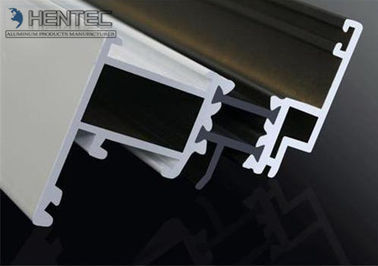 Wytłaczane wytłoczki aluminiowe wytłaczane wytłoczone 6063 - T5, białe farby proszkowe