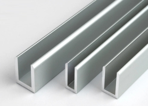 Profil wytłaczany z aluminium w kształcie litery U Malowana proszkowo konstrukcja przemysłowa